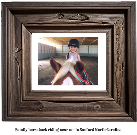 family horseback riding near me in Sanford, North Carolina